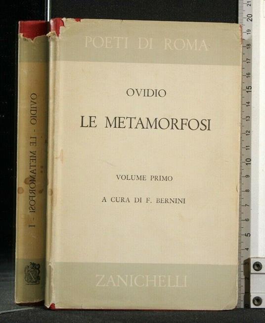 Poeti di Roma Le Metamorfosi Vol 1 - P. Nasone Ovidio - copertina
