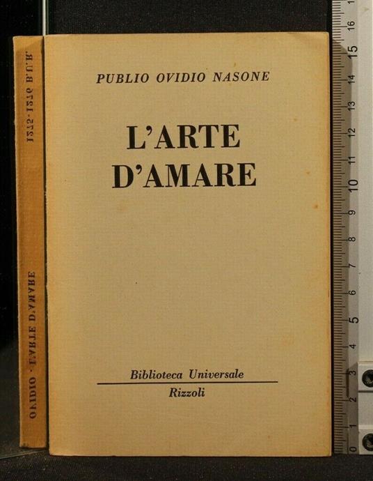 L' Arte D'Amare - P. Nasone Ovidio - copertina