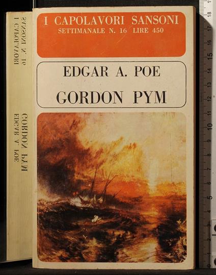 Gordon Pym - Edgar Allan Poe - copertina