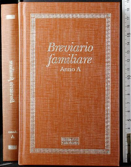 Breviario familiare. Anno A - Gianfranco Ravasi - copertina