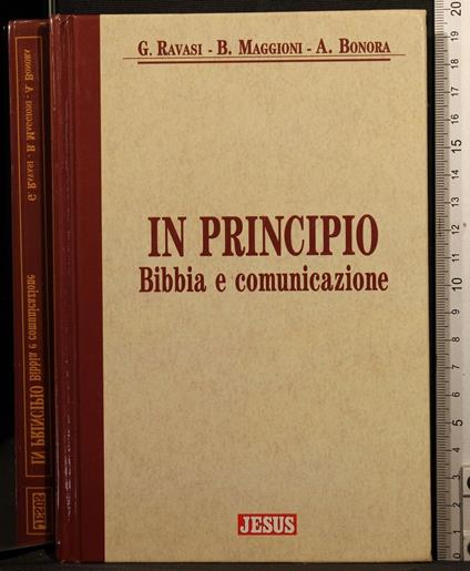 In principio. Bibbia e comunicazione - Gianfranco Ravasi - copertina