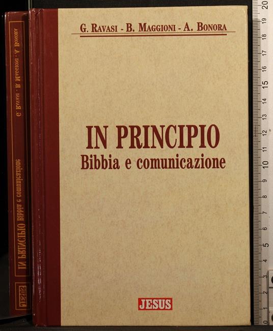 In principio. Bibbia e comunicazione - Gianfranco Ravasi - copertina