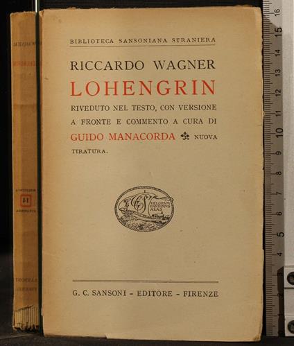 Lohengrin - Richard Wagner - copertina
