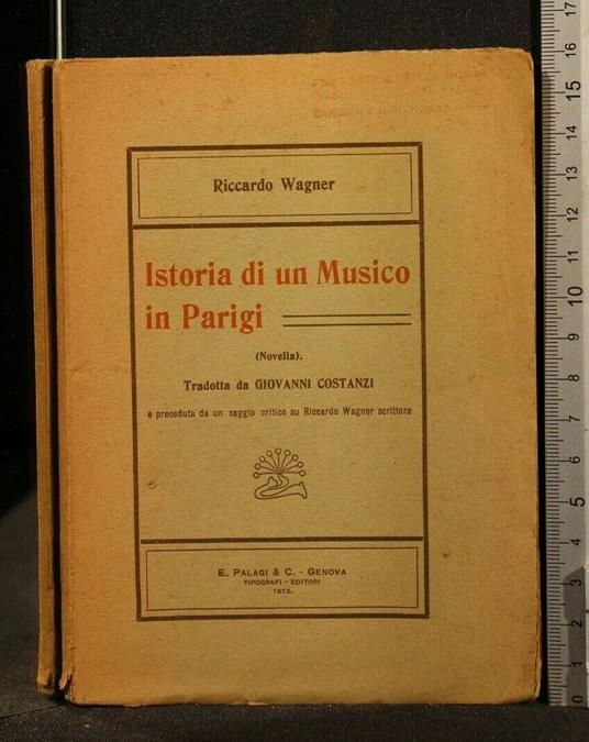 Istoria di Un Musico in Parigi - Richard Wagner - copertina