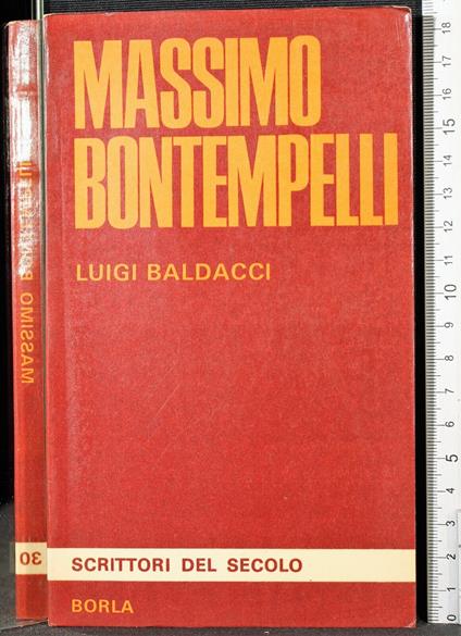 Massimo Bontempelli - Luigi Baldacci - copertina