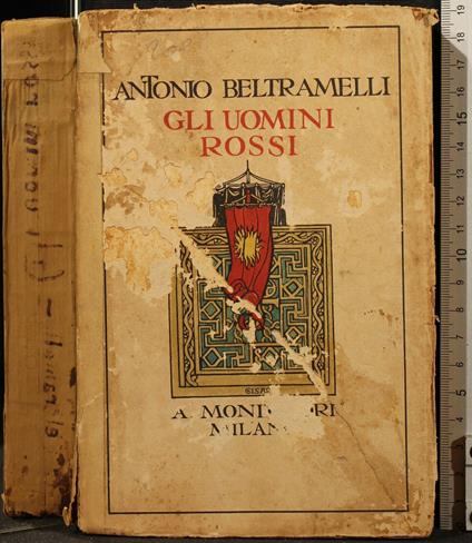Gli Uomini Rossi - Antonio Beltramelli - copertina