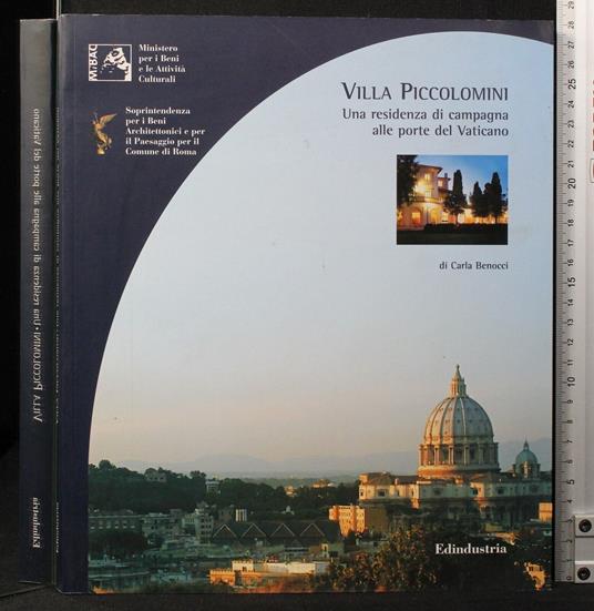 Villa Piccolomini. Residenza campagna Vaticano - Carla Benocci - copertina