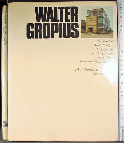 I maestri del Novecento 20. Walter Gropius - Alberto Busignani - copertina