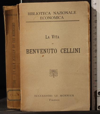La vita - Benvenuto Cellini - copertina