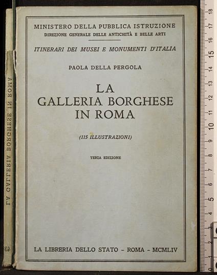 La galleria borghese in Roma - Paola Della Pergola - copertina