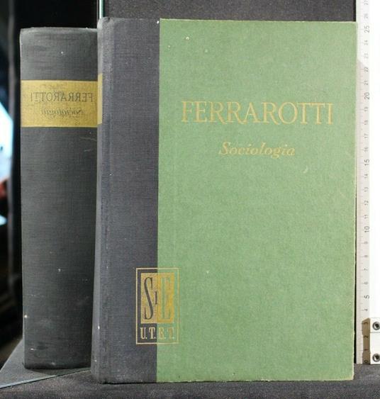 Trattato di Sociologia - Franco Ferrarotti - copertina