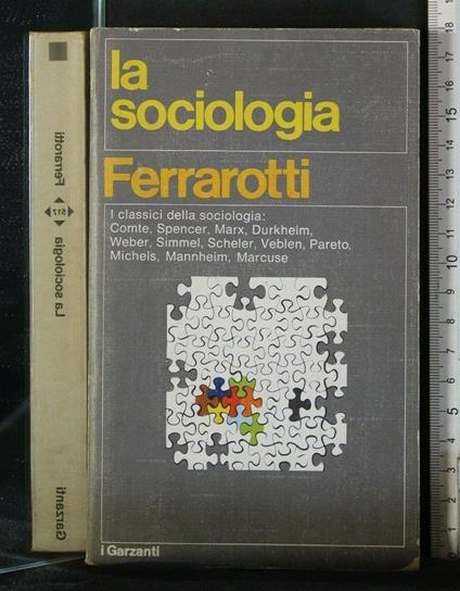 La Sociologia - Franco Ferrarotti - copertina