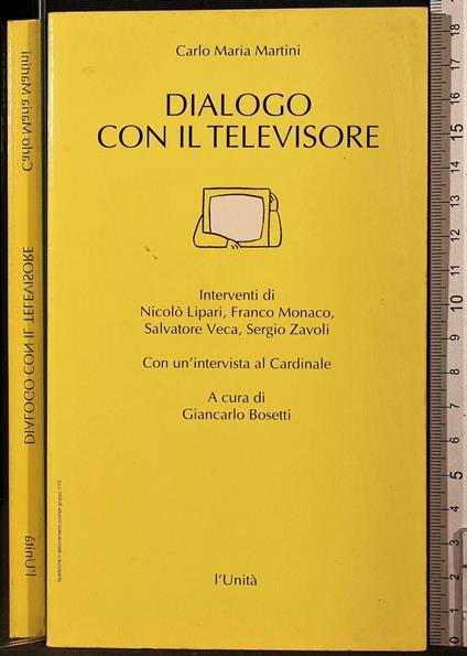 Dialogo con il televisore - Carlo Maria Martini - copertina