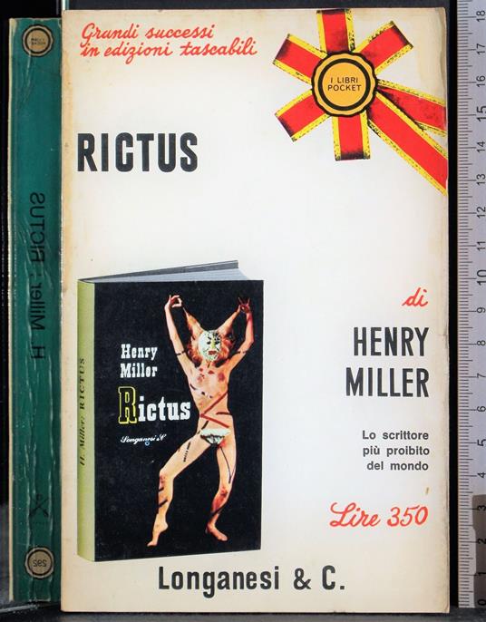 Rictus - Henry Miller - copertina