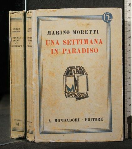 Una Settimana in Paradiso - Marino Moretti - copertina