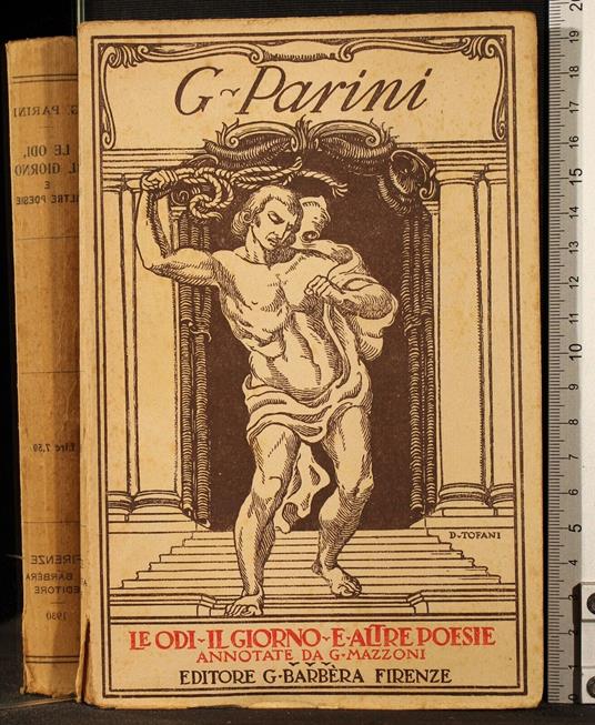 Le odi, il giorno - Giuseppe Parini - copertina