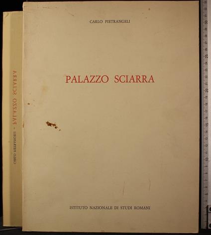 Palazzo Sciarra - Carlo Pietrangeli - copertina
