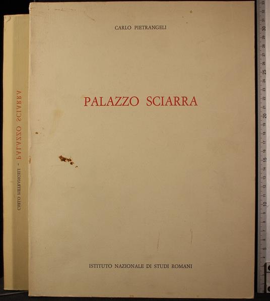 Palazzo Sciarra - Carlo Pietrangeli - copertina