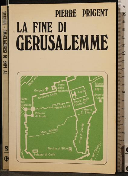 La Fine di Gerusalemme - Pierre Prigent - copertina
