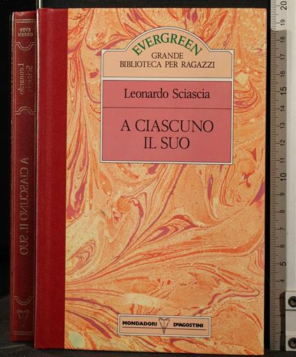 A Ciascuno Il Suo - Leonardo Sciascia - copertina