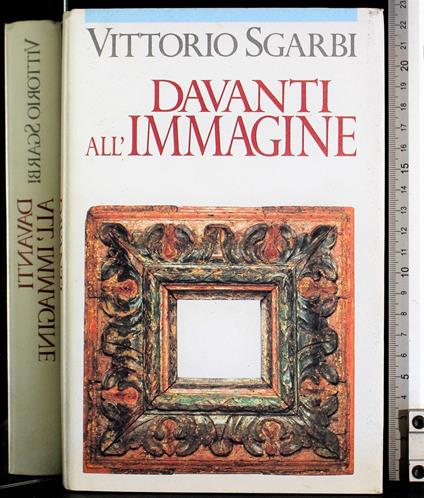 Davanti all'immagine - Vittorio Sgarbi - copertina