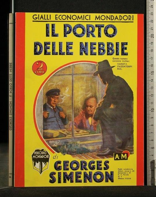 Il Porto Delle Nebbie - Georges Simenon - copertina