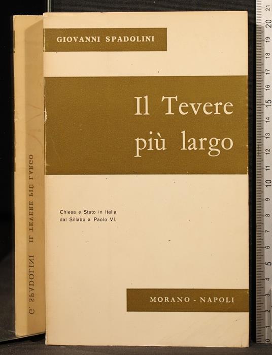 Il Tevere più largo - Giovanni Spadolini - copertina