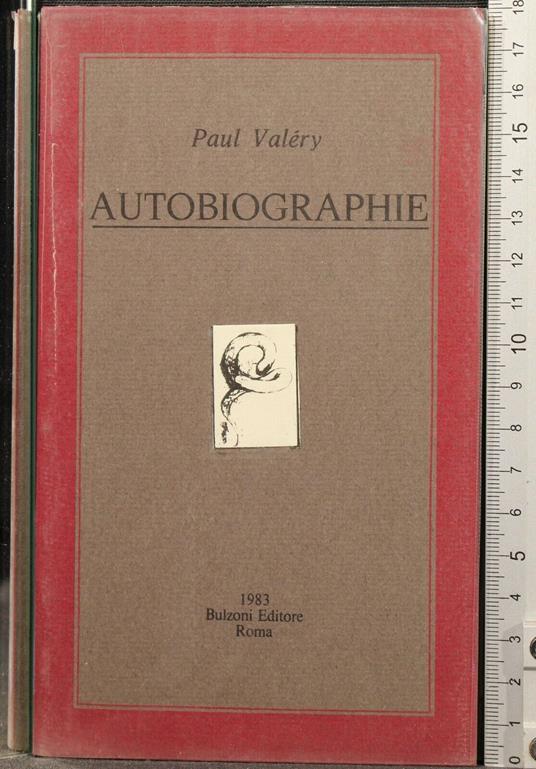 Autobiographie - Paul Valéry - copertina