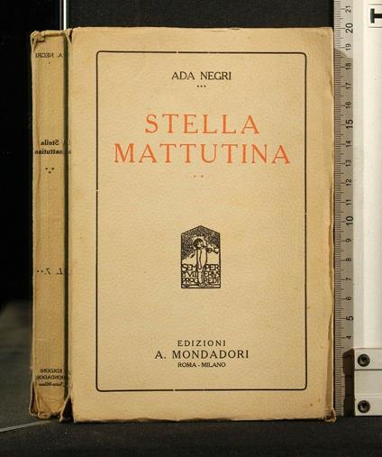 Stella Mattutina - Ada Negri - copertina