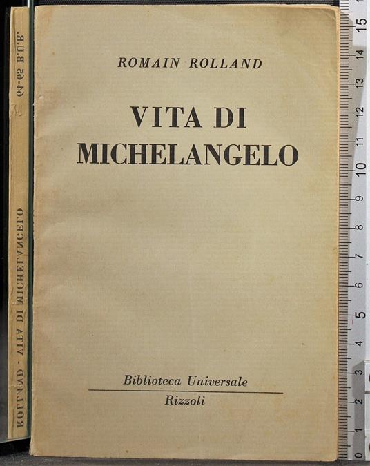 Vita di Michelangelo - Romain Rolland - copertina