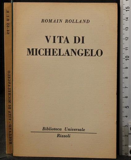 Vita di Michelangelo - Romain Rolland - copertina