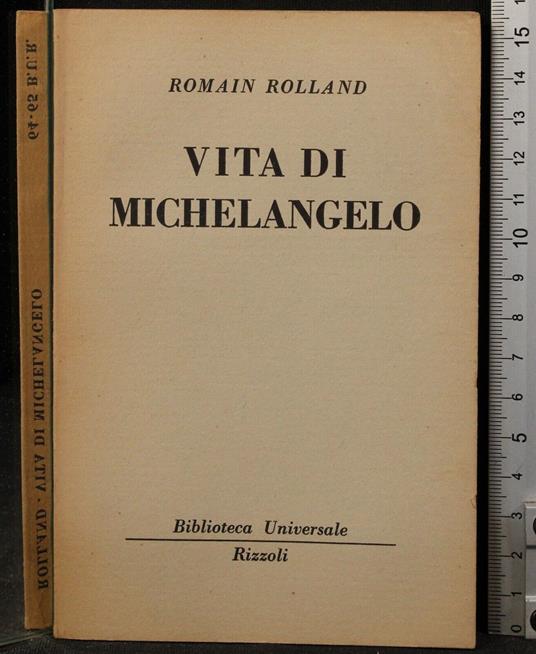 Vita di Michelangelo - Romain Rolland - copertina