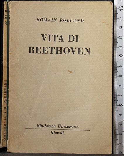 Vita di Beethoven - Romain Rolland - copertina