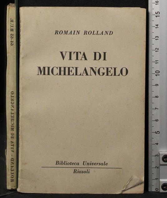 Vita di Michelangelo - Romain Rolland - copertina
