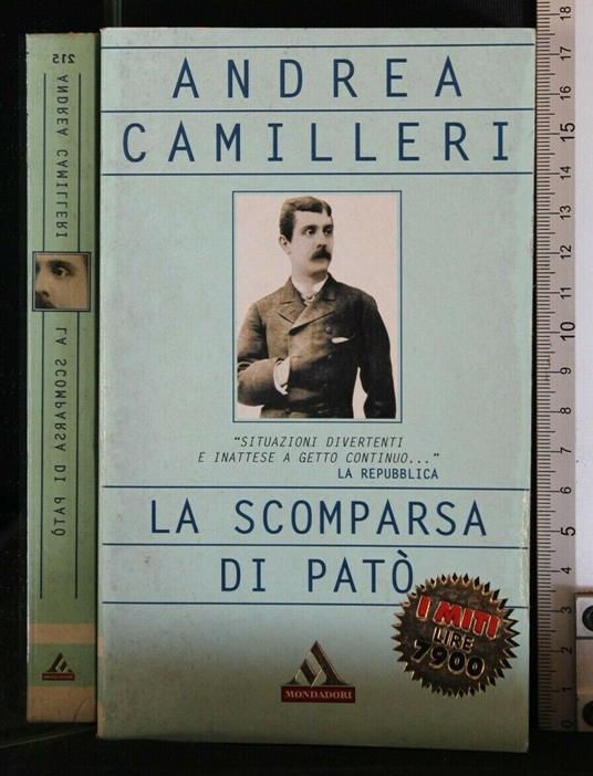 La Scomparsa di Patò - Andrea Camilleri - copertina