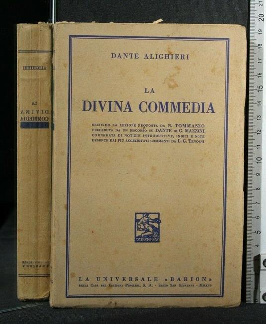 La Divina Commedia - Dante Alighieri - copertina