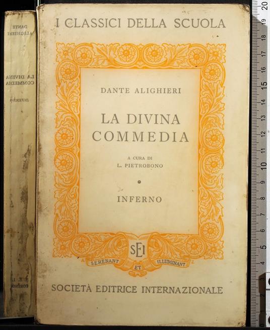 La divina commedia. Vol 1. Inferno - Dante Alighieri - copertina