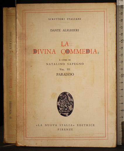 La divina commedia. Vol III. Paradiso - Dante Alighieri - copertina