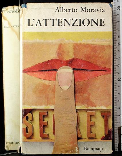 L' attenzione - Alberto Moravia - copertina