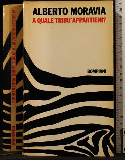 A Quale Tribù - Alberto Moravia - copertina