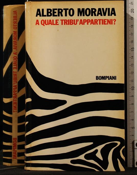 A Quale Tribù - Alberto Moravia - copertina