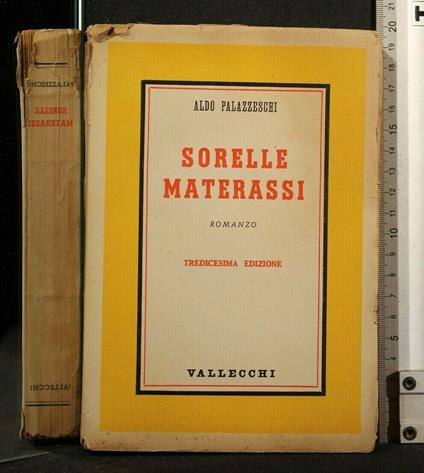 Sorelle Materassi - Aldo Palazzeschi - copertina