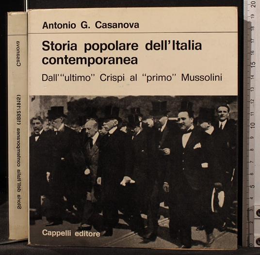 Storia popolare dell'Italia contemporanea. Dall'ultimo. - Giorgio Baffo - copertina