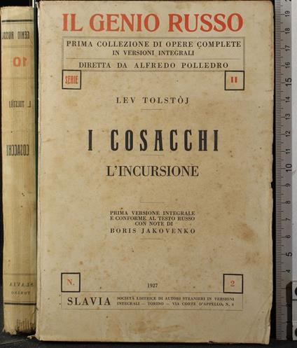 I cosacchi. L'incursione - Lev Tolstoj - copertina