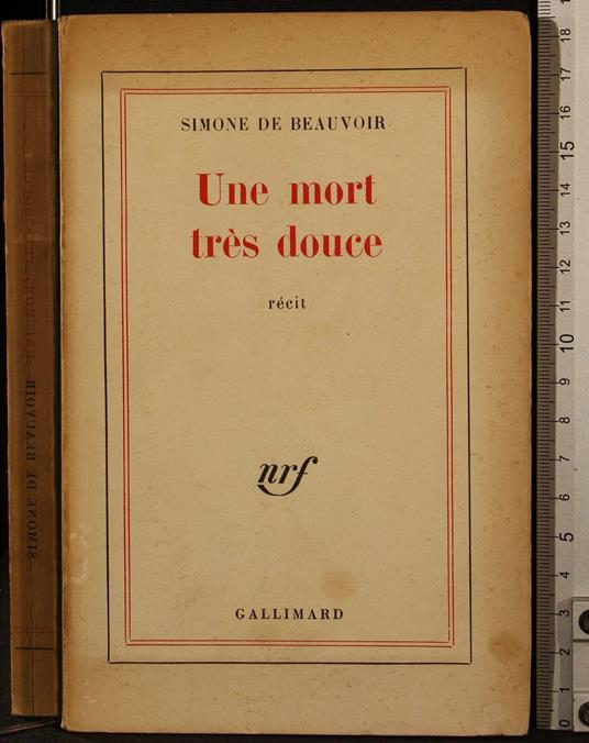 Une mort tres douce - Simone de Beauvoir - copertina