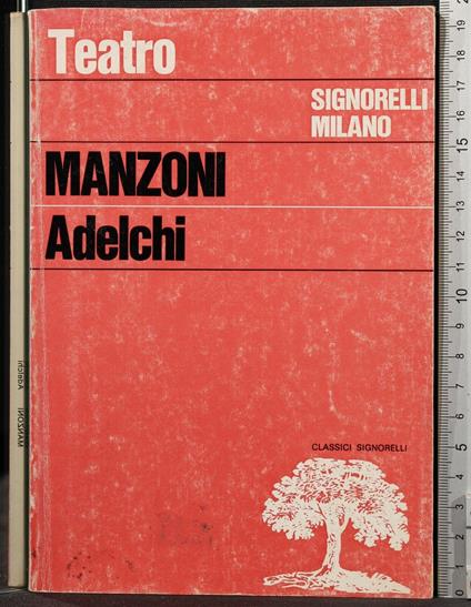 Teatro. Adelchi - Alessandro Manzoni - copertina