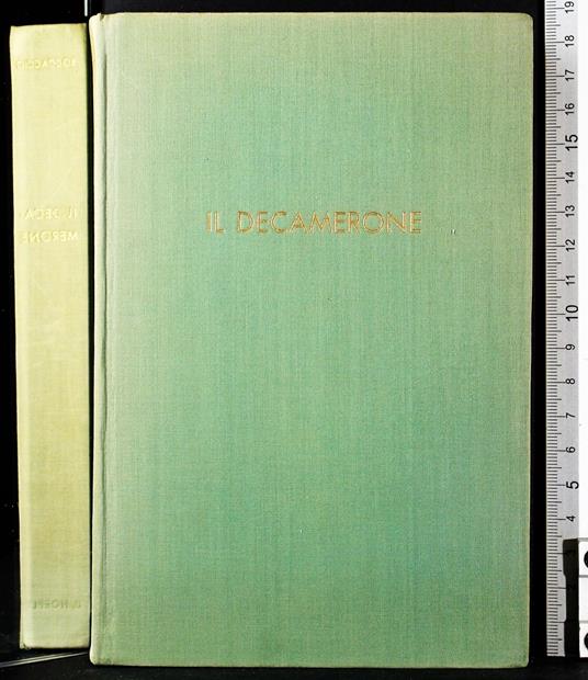 Il decamerone - Giovanni Boccaccio - copertina
