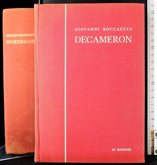 Decameron - Giovanni Boccaccio - copertina
