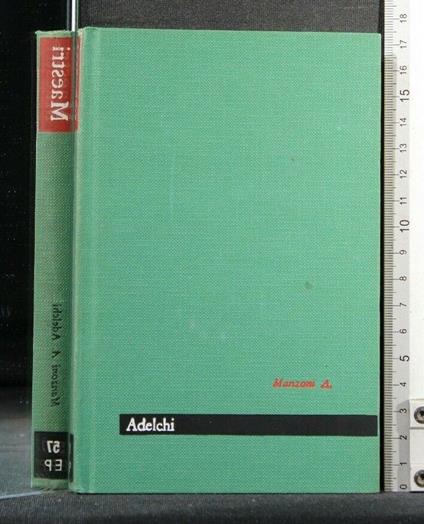 Maestri Adelchi - Alessandro Manzoni - copertina