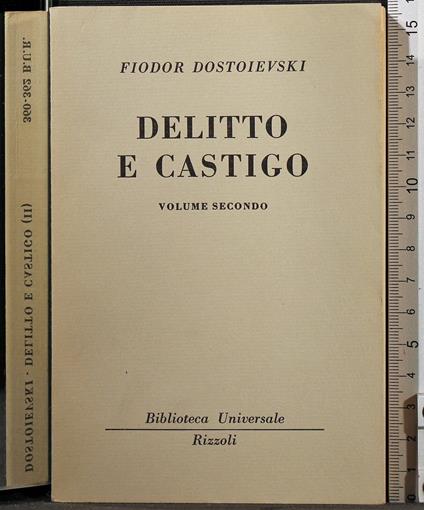 Delitto e Castigo. Vol 2 - Fëdor Dostoevskij - copertina